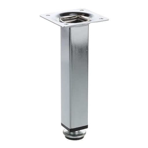 Riex GS26 Furniture leg 25x25 mm, H150, chrome