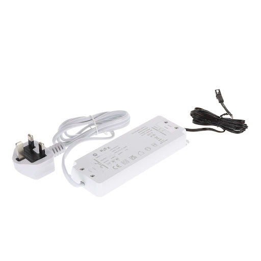 Riex EL27 LED Netzgerät 24 V, 50 W, Kabel mit MINI Verbinder, 5 Jahre Garantie, UK Stecker