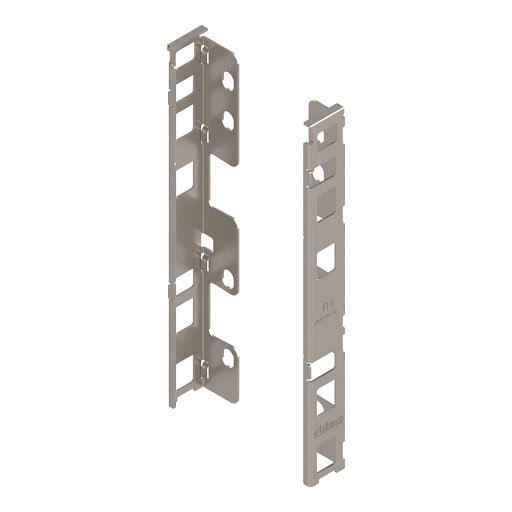 Blum LEGRABOX back fixing bracket, height C, color stainless steel „INOX", pair