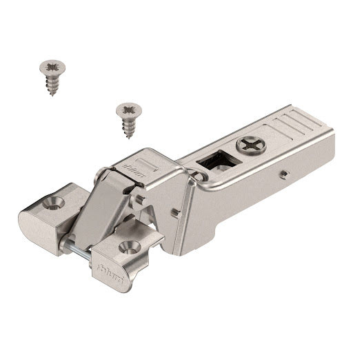 Blum CLIP TOP alu frame door hinge 95°, dual application, screw-on, (closed hinge)