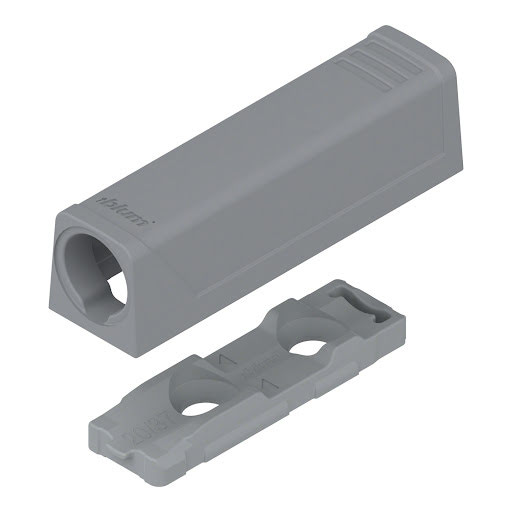 Blum TIP-ON adapter plate for short version, grey