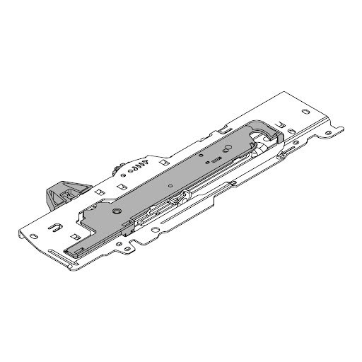 Blum TANDEMBOX TIP-ON BLUMOTION Unit, W=10-30kg, L=350-600mm, L3, without latch, right