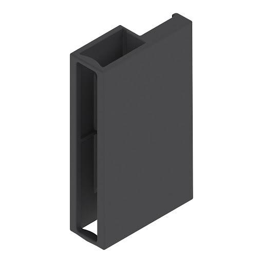 Blum TANDEMBOX Antaro connector for back of design element, C, color black „TerraBlack", right