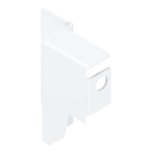 Blum TANDEMBOX back fixings bracket N, color white „Silk", right