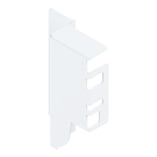Blum TANDEMBOX back fixings bracket M, color white „Silk", right