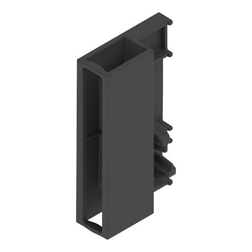 Blum TANDEMBOX Antaro connector for back of design element, C, color black „TerraBlack", left