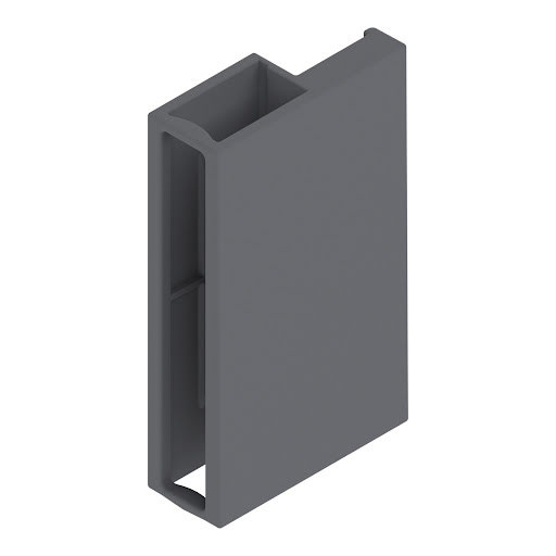 Blum TANDEMBOX Antaro connector for back of design element, C, color dark grey „OrionGrey", right