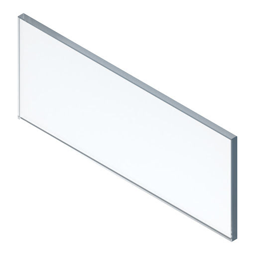Blum LEGRABOX design element - front, high, width of front 450mm, clear glass
