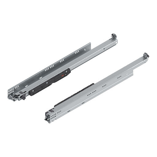 Blum MOVENTO BLUMOTION concealed slide, full extension, L650mm, 60kg, suitable to add TIP-ON, pair