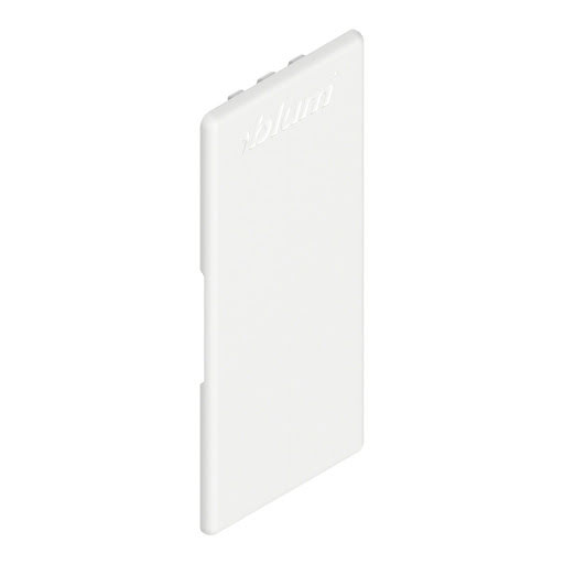 Blum LEGRABOX internal cover cap with logo blum, color white „Silk"