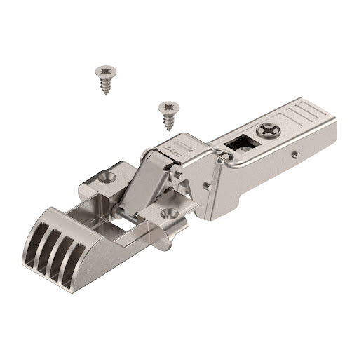 Blum CLIP TOP alu frame door hinge 95°, dual, screw-on, adaptable Blumotion 973A0600