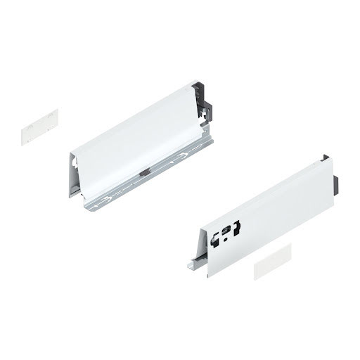Blum TANDEMBOX Antaro drawer side, L270mm, M height, color white „Silk", pair