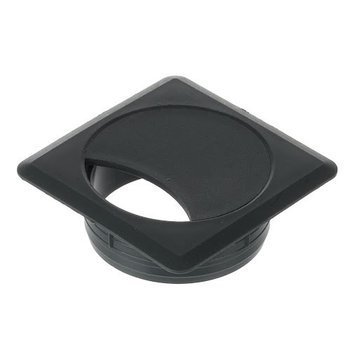 Riex EK64 Cable outlet square design, plastic ø60 mm, H22, anthracite