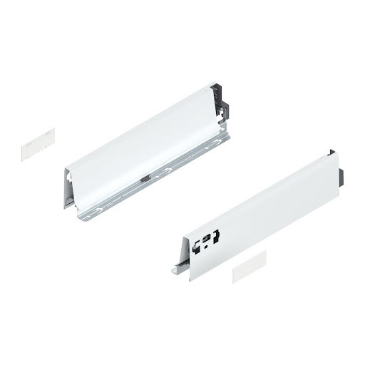 Blum TANDEMBOX Antaro drawer side, L350mm, M height, color white „Silk", pair