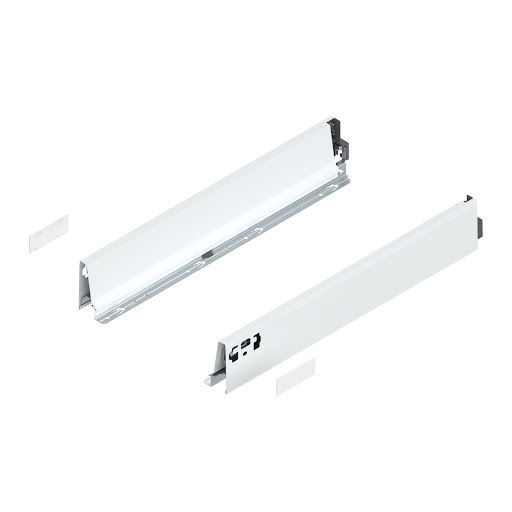 Blum TANDEMBOX Antaro drawer side, L500mm, M height, color white „Silk", pair