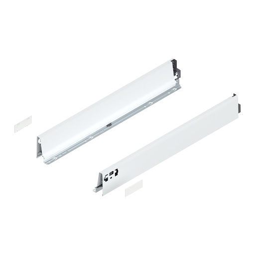 Blum TANDEMBOX Antaro drawer side, L600mm, M height, color white „Silk", pair
