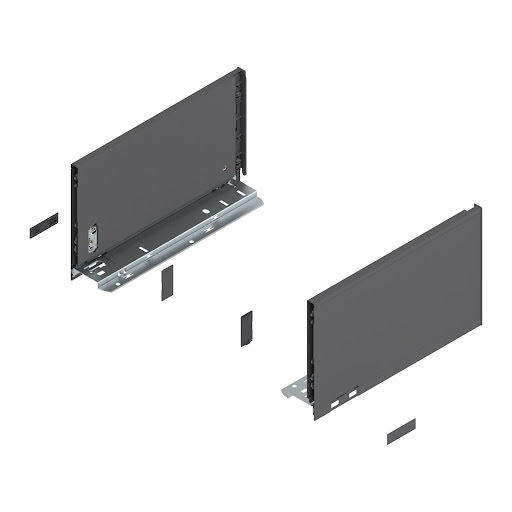 Blum LEGRABOX Pure drawer side, 300 mm, height C, color dark grey „Orion", pair
