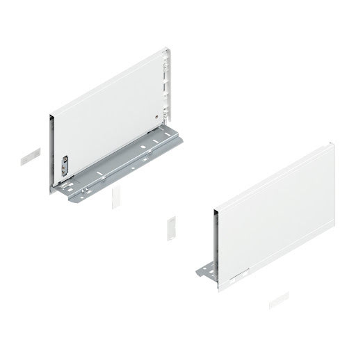 Blum LEGRABOX Pure drawer side, 300 mm, height C, color white „Silk", pair