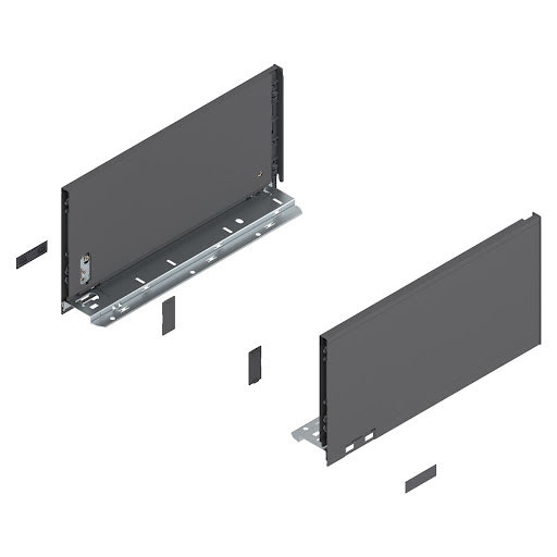 Blum LEGRABOX Pure drawer side, 350 mm, height C, color dark grey „Orion", pair