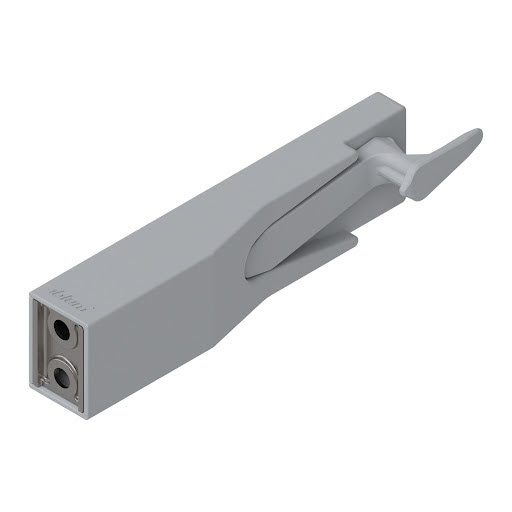 Blum CABLOXX Front locking bracket, set (Front locking bracket, front piece, cover cap), light grey