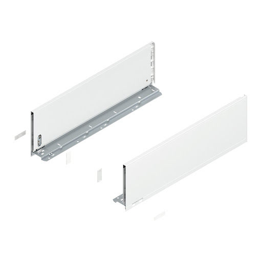 Blum LEGRABOX Pure drawer side, 550 mm, height C, color white „Silk", pair