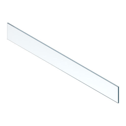 Blum LEGRABOX design element - front, high, width of front 1200mm, clear glass