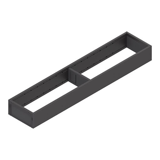 Blum AMBIA-LINE frame, steel, L500mm, W100mm, H52mm, color „TerraBlack"
