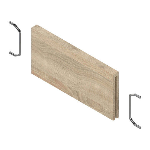 Blum AMBIA-LINE medinio įrankių dėklo skirtukas 100, bardolino ąžuolas