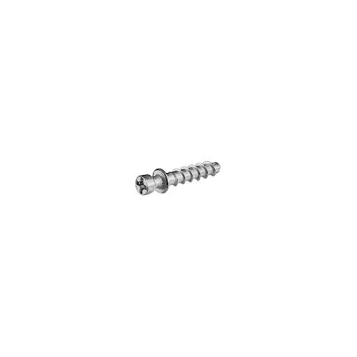 Blum Connector screw, cheese head with recess, Ø6 mm, nominal length: 26 mm