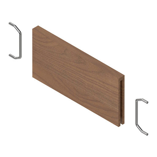 Blum AMBIA-LINE cross divider for wooden cutlery insert, 100, Tennessee walnut