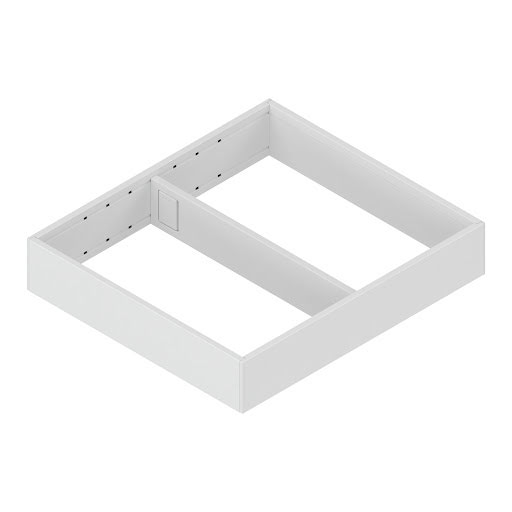 Blum AMBIA-LINE frame, steel, with magnet, L270mm, W242mm, H50mm, color „WhiteSilk"