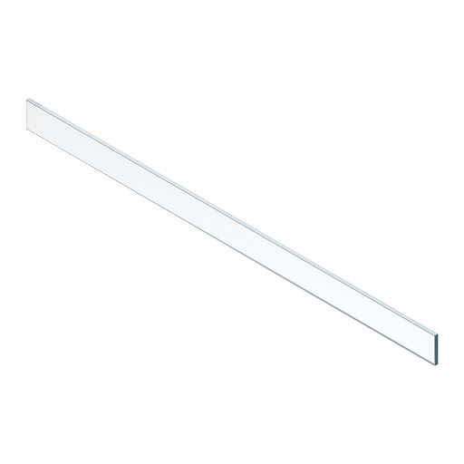 Blum LEGRABOX design element - front, narrow, width of front 1200mm, clear glass