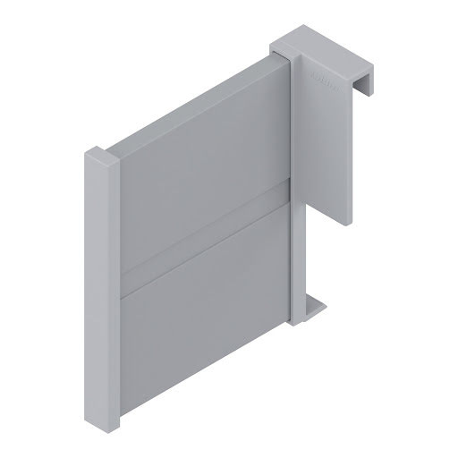 Blum TANDEMBOX Antaro longside divider for cross divider profile, W100mm, light grey „WhiteAlu"