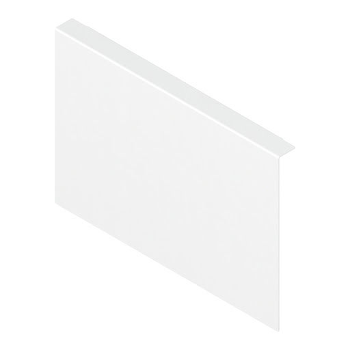 Blum AMBIA-LINE chipboard back adapter for cullery, height C, steel, color „WhiteSilk"