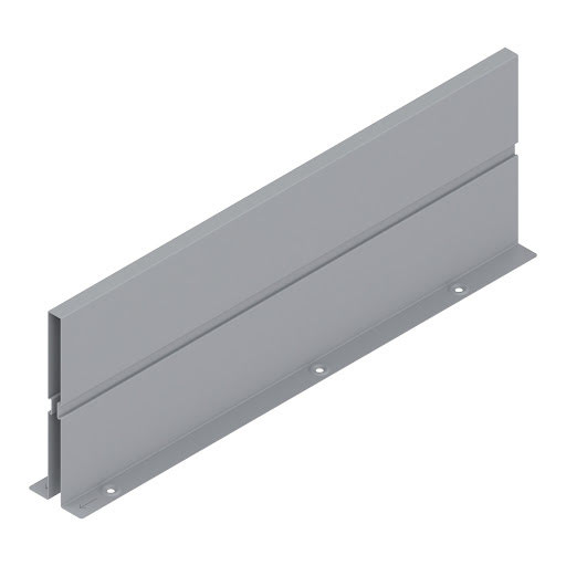 Blum TANDEMBOX Antaro Dividing wall, L450mm, smooth, color light grey „WhiteAlu"