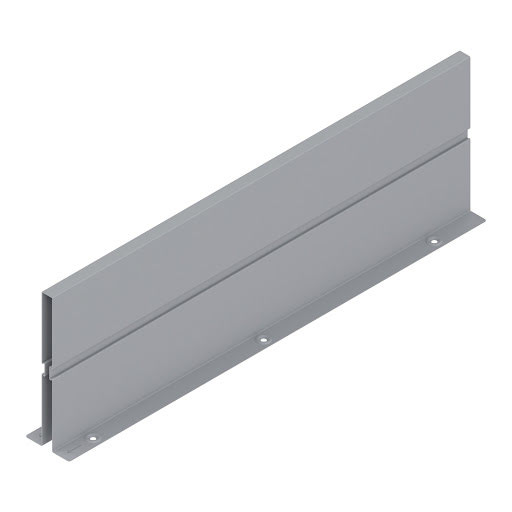 Blum TANDEMBOX Antaro Dividing wall, L500mm, smooth, color light grey „WhiteAlu"