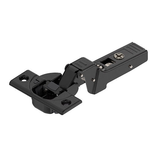 Blum CLIP TOP BLUMOTION hinge for thick door (max.32mm) 95°, dual application, screw-on, ONYX