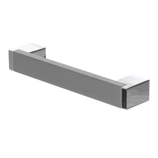 Riex Touch XH18 Handgreep, 128 mm, Gepolijst chroom/Geanodiseerd aluminium