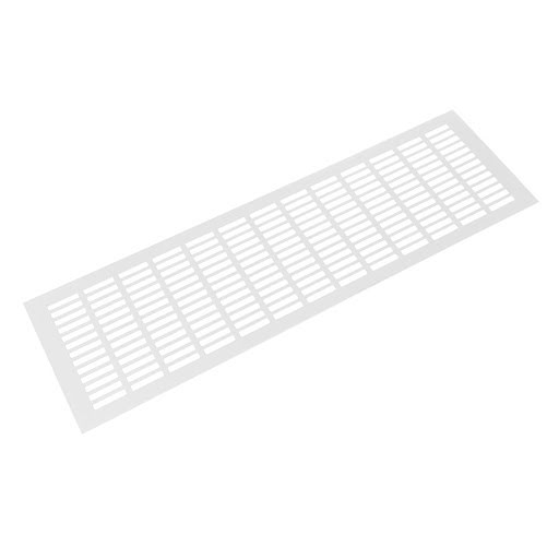 Riex GV44 Grilă de ventilație din aluminiu, 150x500 mm, albă