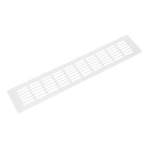 Riex GV44 Aluminium ventilation grid, 80x400 mm, white