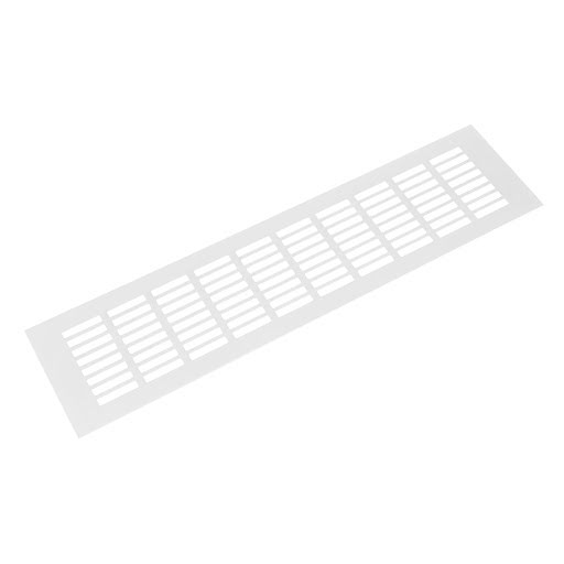 Riex GV44 Aluminium ventilation grid, 100x400 mm, white