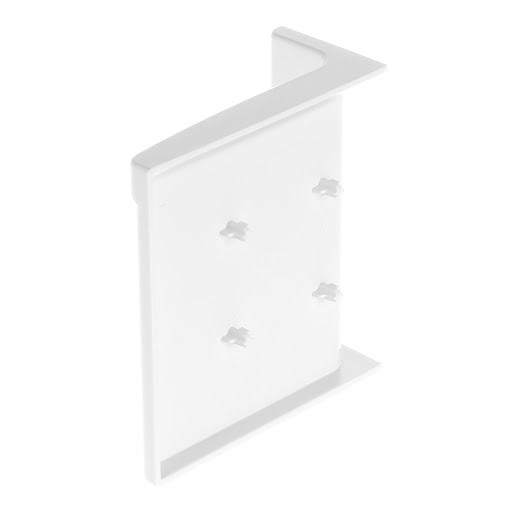 Italiana Ferramenta Libra H11 Cover for cabinet hanger, right, white