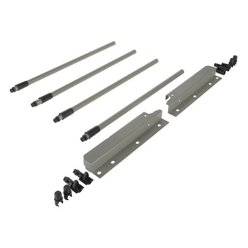 Riex NX40 set de patru lonjeroane rotunde cu brakeți, 404/350mm, gri