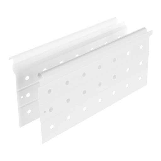 Riex NX40 Panou lateral adițional pentru sertar cu 2 lonjeroane rotunde, 204/300 mm, alb
