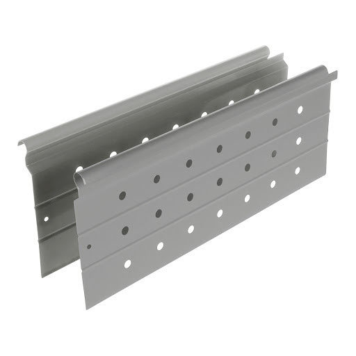 Riex NX40 Set of 2 raised sides for drawer with 2 round railings, 204/350 mm, grey