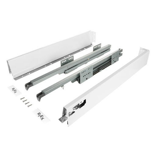 Riex NX40 Guida a doppia parete, cassetto base, 86/550 mm, bianco