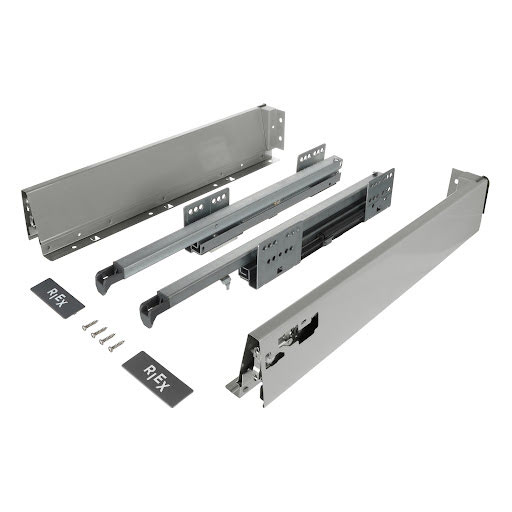 Riex NX40 Double wall slide, basic drawer, 86/450 mm, grey
