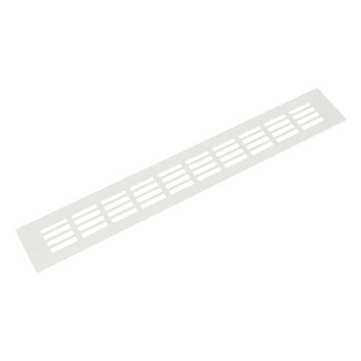 Riex GV44 Grille de aération aluminium, 60x400 mm, blanc