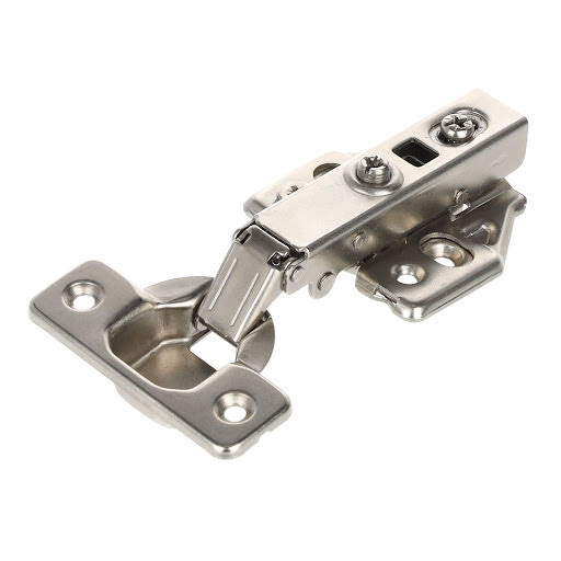 Riex NC20 Hinge clip on, full overlay, without cam, soft-close + plate H0 with CAM