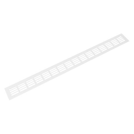 Riex GV44 Grille de aération aluminium, 60x600 mm, blanc